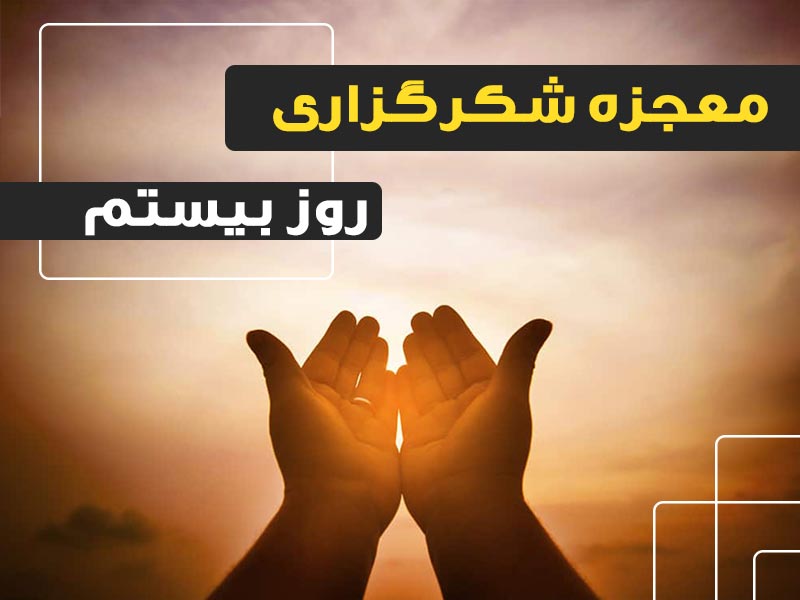 معجزه شکرگزاری 20 | گروه آموزشی آیدا اسدیان | روانشناس بالینی | ارائه خدمات آموزش کوچینگ و توسعه فردی