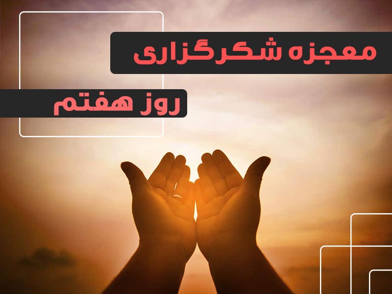 معجزه شکرگزاری 7 | گروه آموزشی آیدا اسدیان | روانشناس بالینی | ارائه خدمات آموزش کوچینگ و توسعه فردی